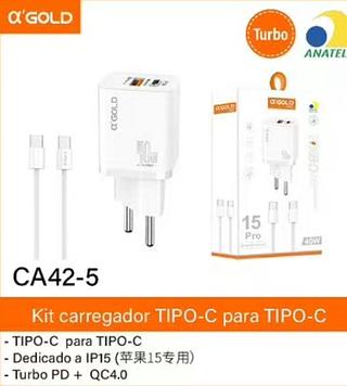 carregador 40w 9,1a c-c