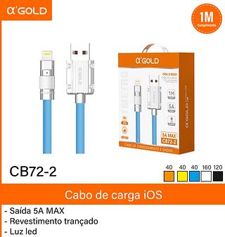 cabo de carga ios mais reforca