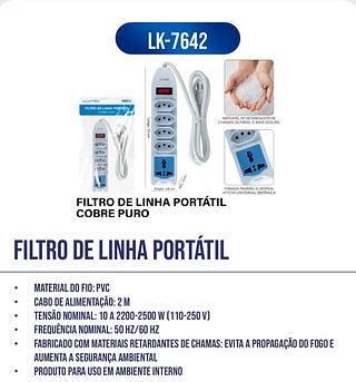 Filtro de linha Portatil
