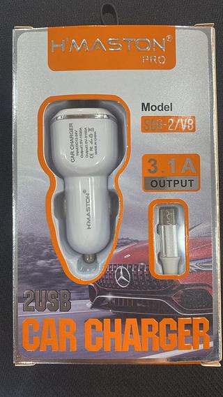 carregador para carro v8 3.1a hmaston