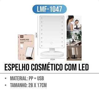 espelho cosmetico com led