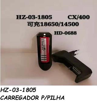 carregador para 1 bateria