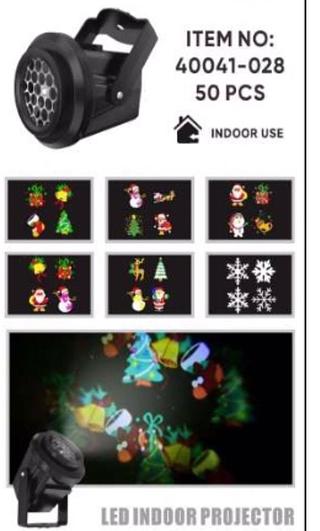 Mini Projetor de natal