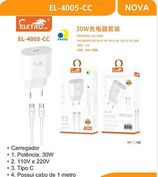 carregador eletro tipo c