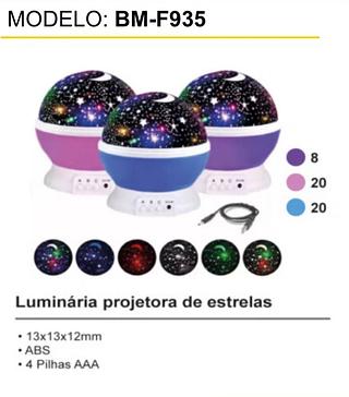 luminaria projetor de estrela lkj 124