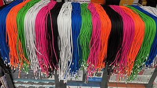 cabo de colorido carga v8