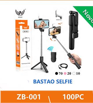 Bastão de selfie com ring