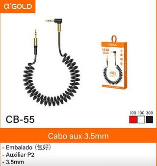 cabo aux 3,5mm p2 p2