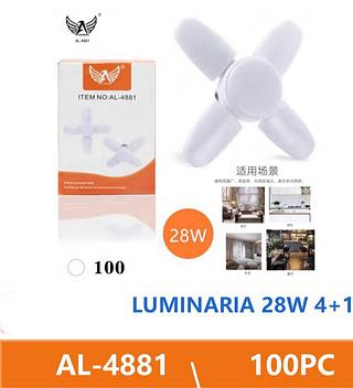 lampada luminaria 28w 4+1