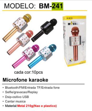 cx de som microfone karaoke