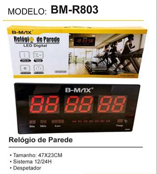 relogio de parede led