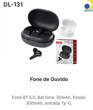 Fone de ouvido bluetooth
