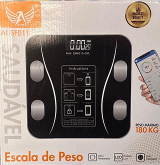 balanca escala de peso com bluetooth para celular ate 180 kg