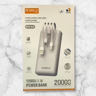 Carregador portátil AlfaGold 20000mAh