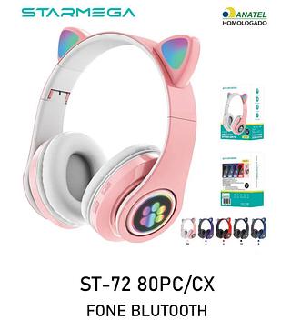 fone blutu modelo gatinha