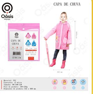 Capa de chuva infantil