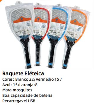 raquete eletrica recarregavelmosca,pernilongo,insentos raq 3002
