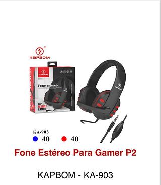 Fone estereo gamer fon 2312 ka903
