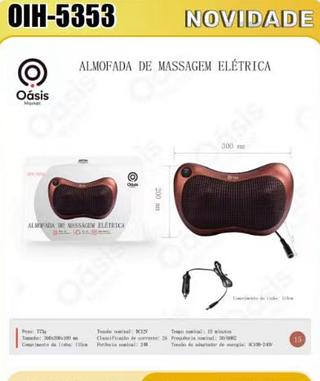 almofada de massagem eletrica