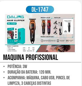 maquina cabelo daling