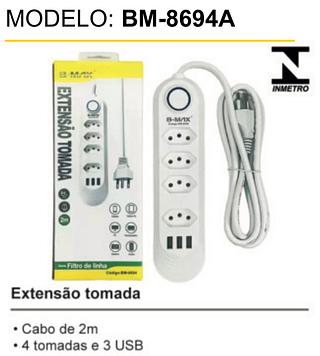 extensao tomada com usb