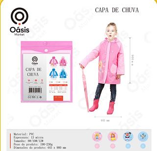 capa chuva infantil guarda chuva