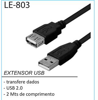 cabo usb macho femia