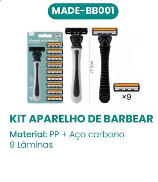 Kit aparelho de barbear / barbeador