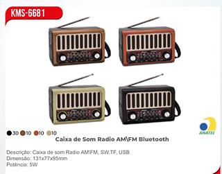 radio caixa de som