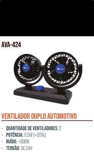 ventilador duploautomotivo 24v para caminhao