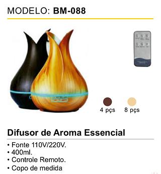 humidificador difusor de aroma essencial bm 088