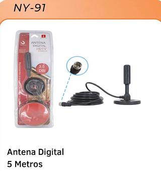 antena digital 5 metros