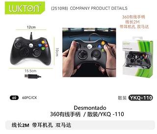 controle xbox com fio kap 360 000105