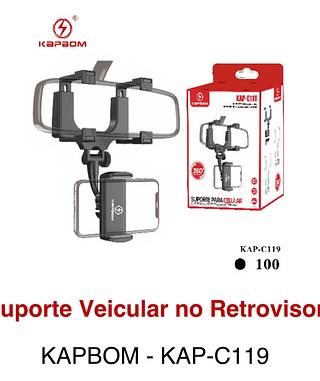 suporte veicular no retrovisor