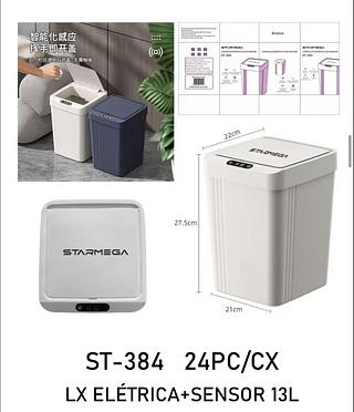 lixeira eletrica 13 litro