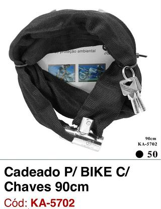 cadeado para bicicleta 90cm
