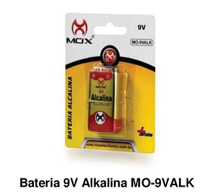 bateria 9v alkalina mo9valk