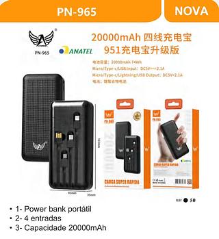 Carregador portátil Altomex 20.000mAh