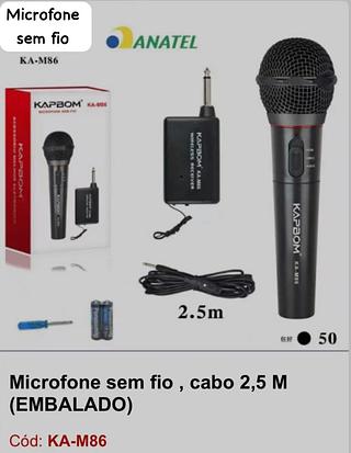 microfone 2 em 1 bm 242