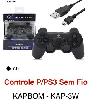 controle ps3 sem fio