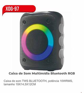 cx de som com led rgb