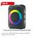 cx de som com led rgb