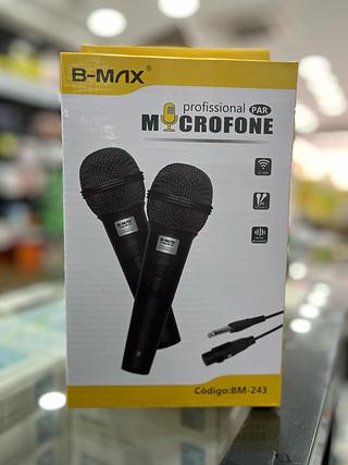 MICROFONE COM FIO ( PAR)