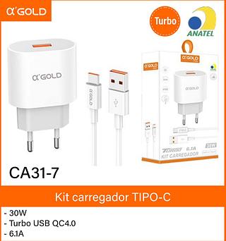 Carregador 30w Tipo C ca31 7