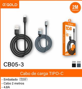 cabo gold tipo c 2m