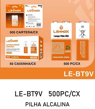 bateria 9v (10 peca)