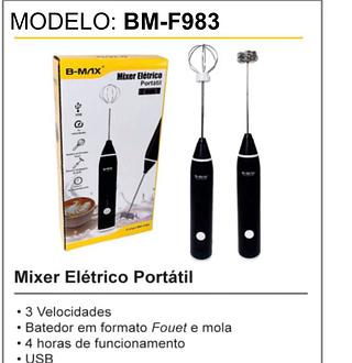 Mixer elétrico portátil