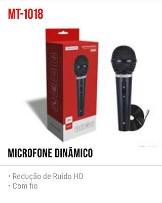 microfone com fio tomate mt 1018