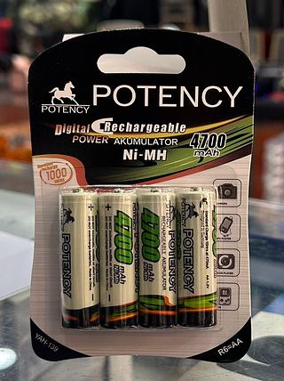 pilha aa recarregar 4700mah