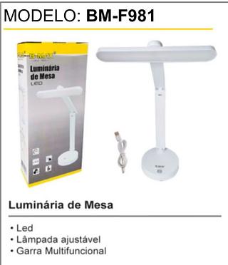 Luminária de mesa